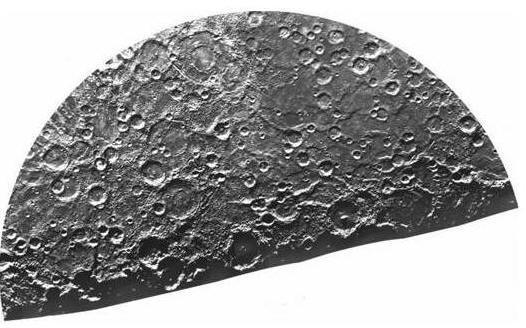 Фрагмент поверхности Меркурия