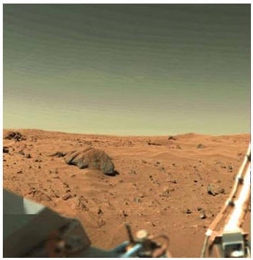 безжизненная поверхность Марса